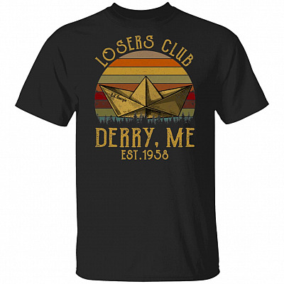 Vintage The Losers Club S.S Georgie Denbrough T-Shirt | Funny Halloween Gifts Tee