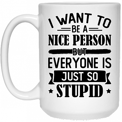 15 oz. White Mug