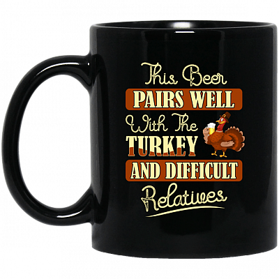 11 oz. Black Mug