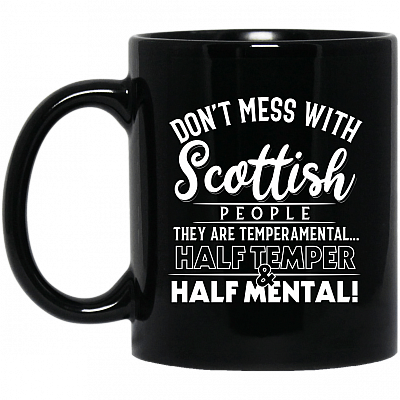 11 oz. Black Mug