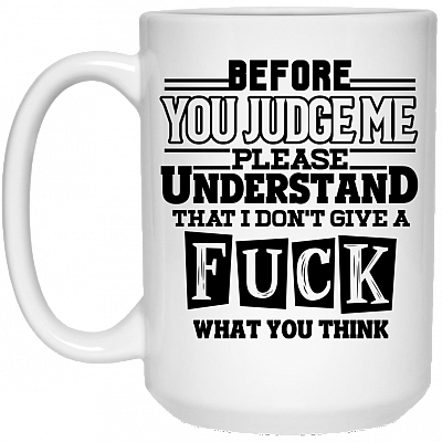 15 oz. White Mug
