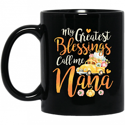11 oz. Black Mug