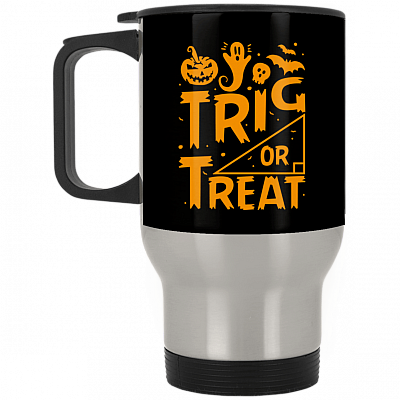 14 oz. Silver Travel Mug
