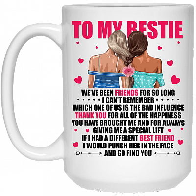 15 oz. White Mug