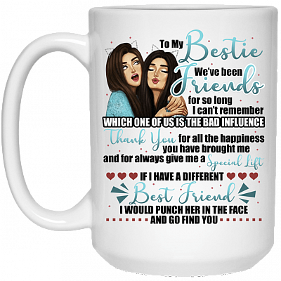 15 oz. White Mug