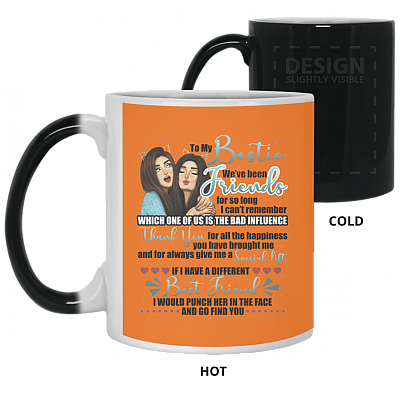 thumbnail image 2 of Bestie Custom Mug Which One Of Us Is The Bad Influence Personalized Be 2 of 9