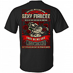 They Call Me A Lucky Man Because I Have A Sexy Fiancee Print On Back T-Shirt