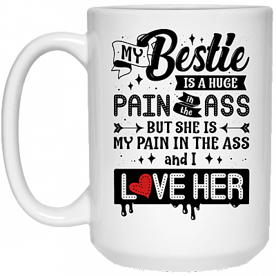15 oz. White Mug