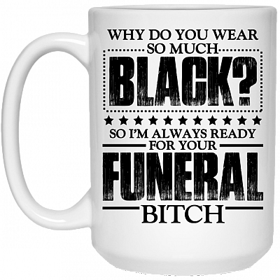 15 oz. White Mug