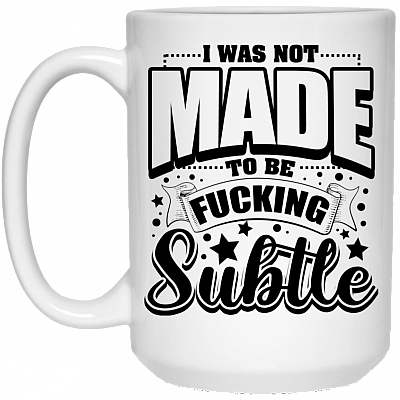 15 oz. White Mug