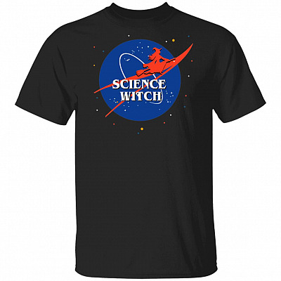 Funny Halloween Science Witch T-Shirt