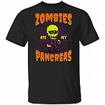 Zombies Ate My Pancreas T-Shirt - Diabetes Shirt
