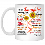 To My Daughter Once Upon A Time There Was A Little Girl Sunflower Coffee Mug-Travel Mug-Water Bottle