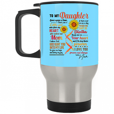 14 oz. Silver Travel Mug