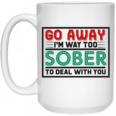 15 oz. White Mug