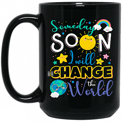 15 oz. Black Mug