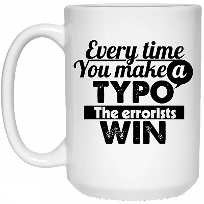 15 oz. White Mug