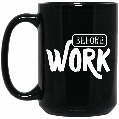 15 oz. Black Mug
