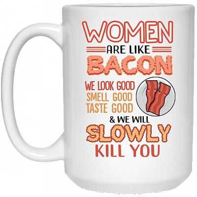 15 oz. White Mug
