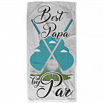 Best Papa By Par Funny Golf Bath Towel Decor - Beach Towel