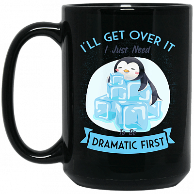 15 oz. Black Mug