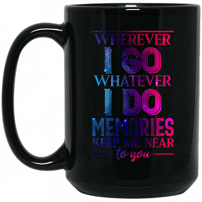 15 oz. Black Mug