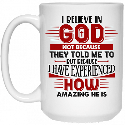 15 oz. White Mug