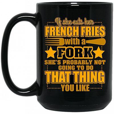 15 oz. Black Mug