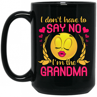 15 oz. Black Mug