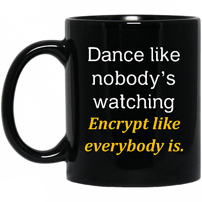 11 oz. Black Mug