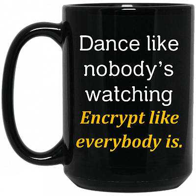 15 oz. Black Mug