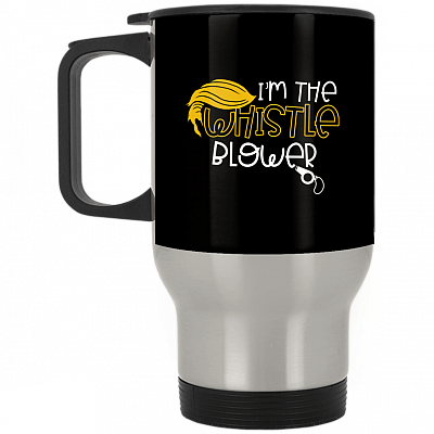 14 oz. Silver Travel Mug