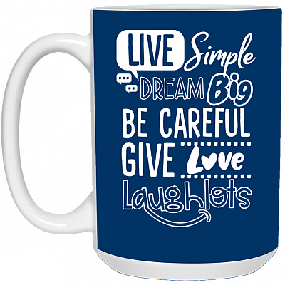 15 oz. White Mug