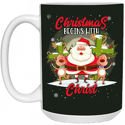 15 oz. White Mug