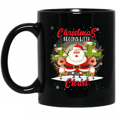 11 oz. Black Mug