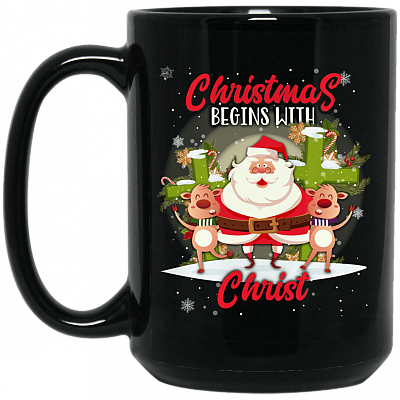 15 oz. Black Mug