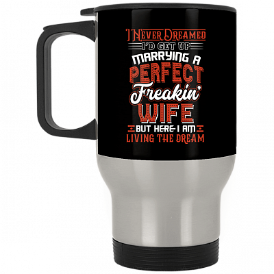 14 oz. Silver Travel Mug