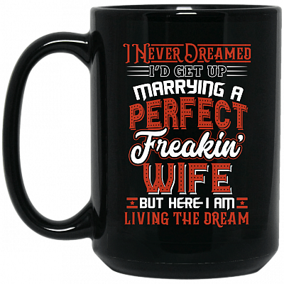 15 oz. Black Mug