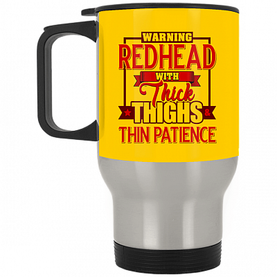 14 oz. Silver Travel Mug
