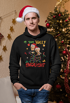 Alternative view of Is This Jolly Enough Mupp-ets Christmas Light Hoodie - Long Sleeve - Sweatshirt