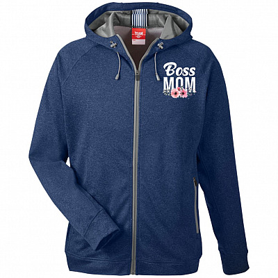Heathered Performance Hooded Jacket