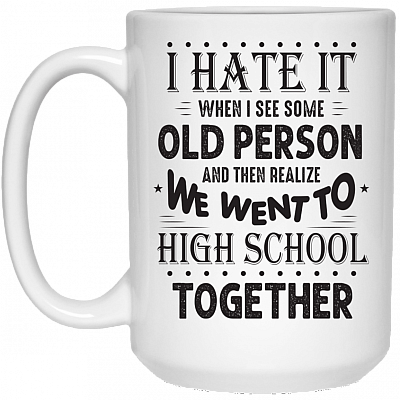 15 oz. White Mug