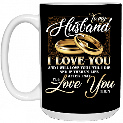 15 oz. White Mug