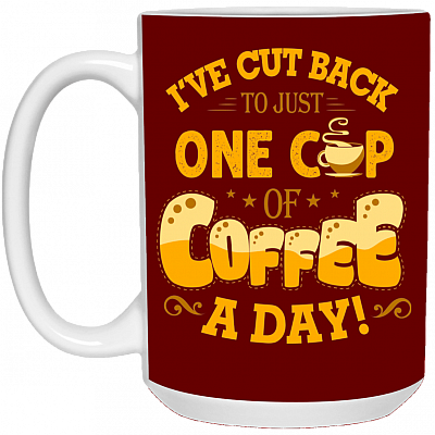 15 oz. White Mug