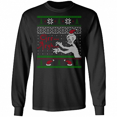 GRR Argh Halloween Christmas Hoodie - Long Sleeve - Sweatshirt