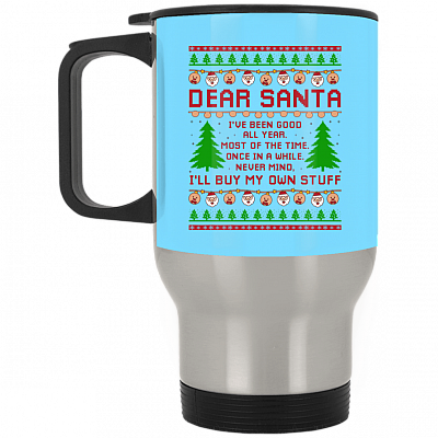 14 oz. Silver Travel Mug