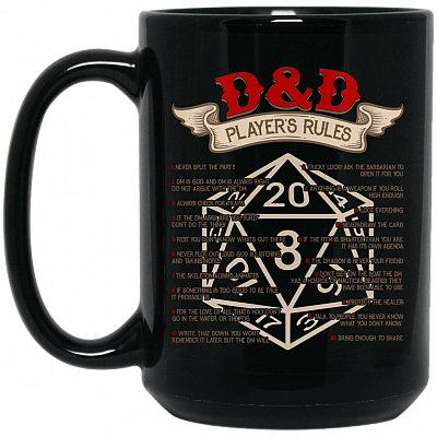 15 oz. Black Mug