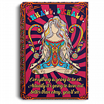 Inhale Exhale Everything Is Going to Be Ok Framed Canvas Prints - Unframed Poster - Home Decor Wall Art