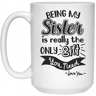 15 oz. White Mug
