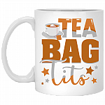 Tea Bag Tits Sarcastic Coffee Mug - Beer Stein - Water Bottle